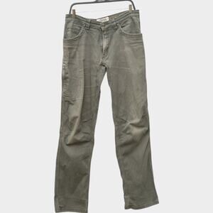 Mountain Khakis Men’s Classic Fit Utility Pants 34x36 Gray Olive Reinforced Knee